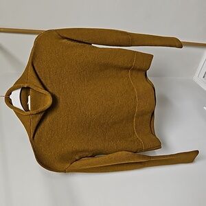 'Wilfred Cyprie' Italian Merino Wool Funnel Neck Knit Sweater